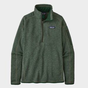Patagonia Women's Better Sweater 1/4-Zip Fleece (Green/Size S)